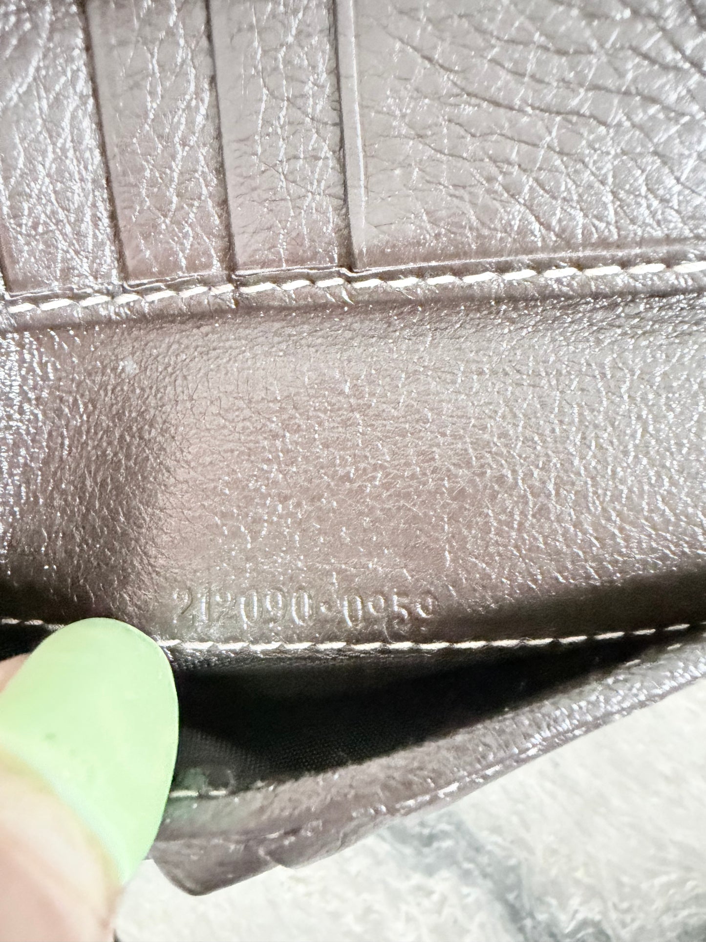 Gucci GG Canvas Bifold Wallet with Leather Trim
