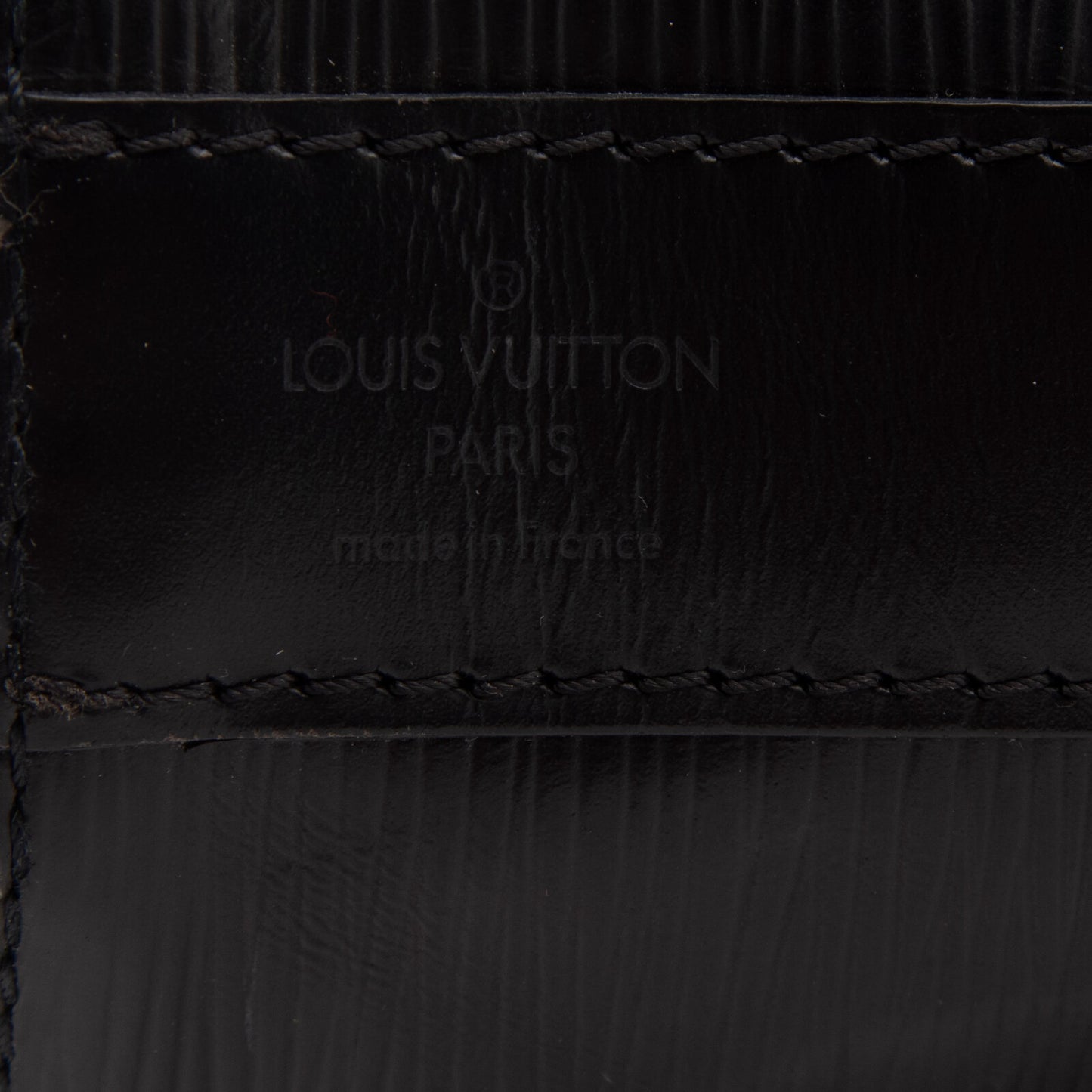 Louis Vuitton, Black Epi Sac d'Epaule & Wallet