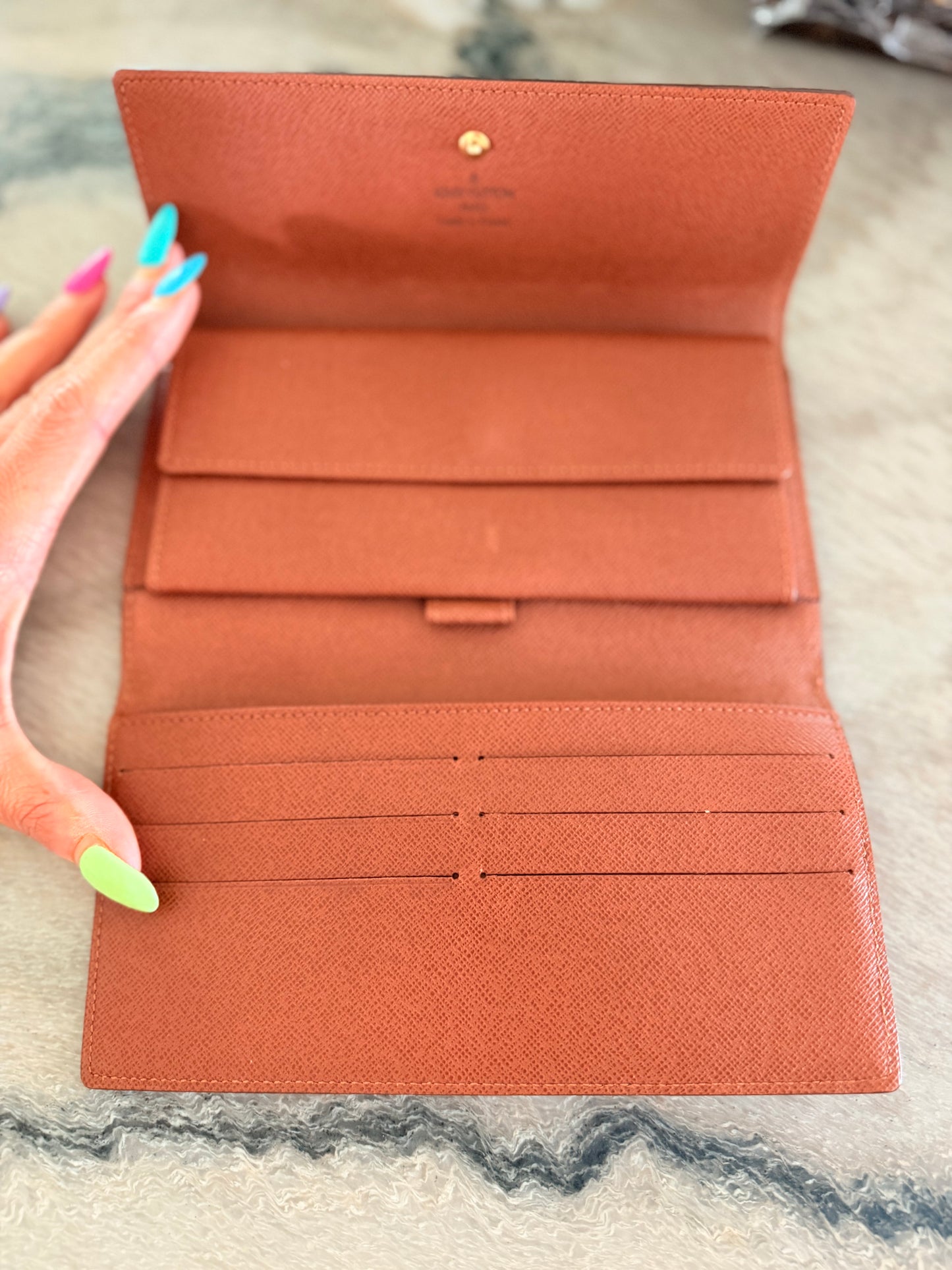 Louis Vuitton Monogram Canvas Long Wallet