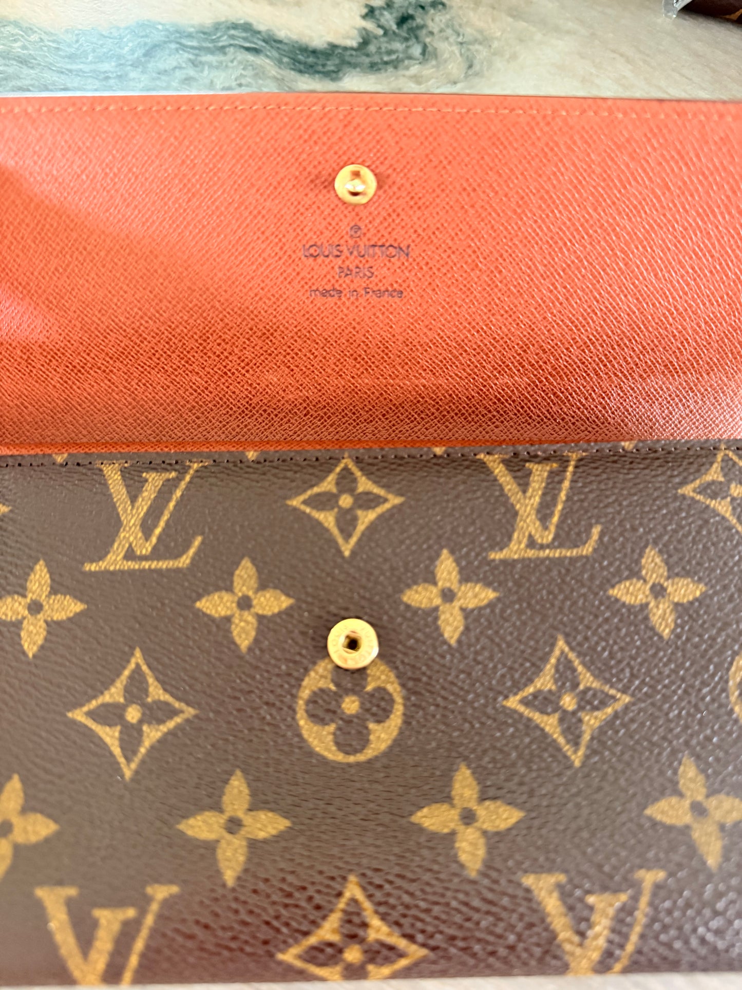 Louis Vuitton Monogram Canvas Long Wallet
