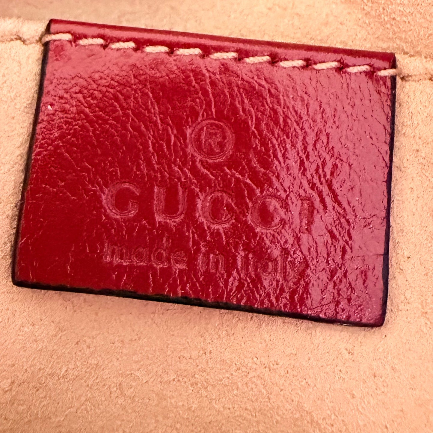 Gucci Black Matelassé Leather GG Marmont Belt Bag