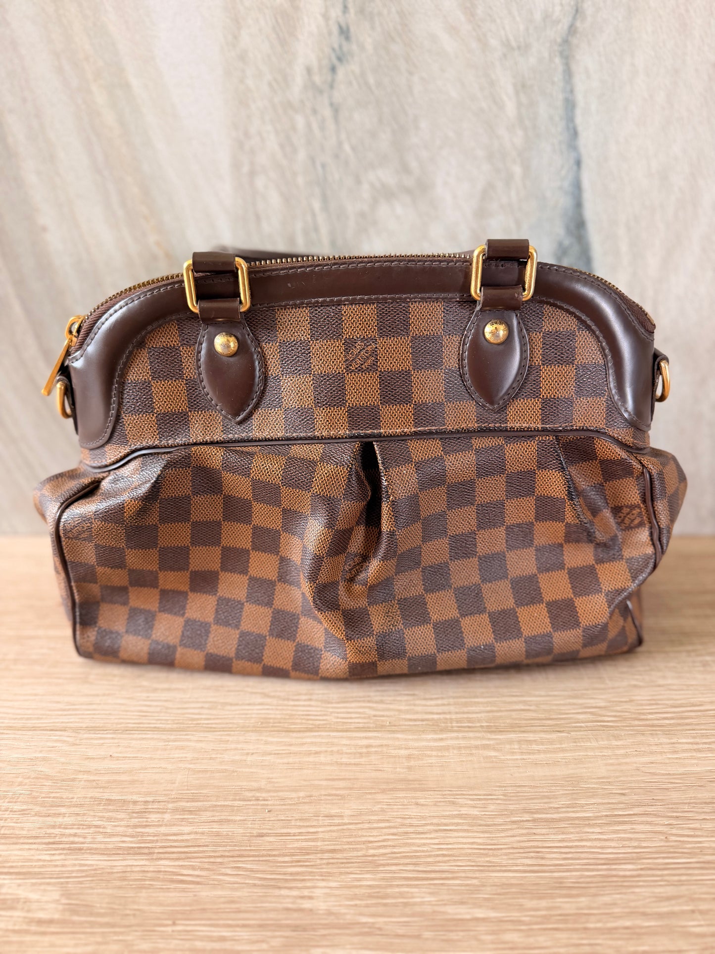 Louis Vuitton Damier Ebene Trevi PM Satchel Bag