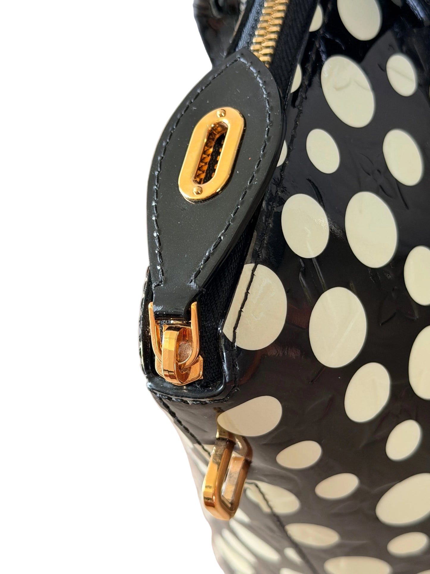 RARE COLLECTOR LIMITED EDITION Louis Vuitton x Yayoi Kusama, Polka Dot Lockit Bag