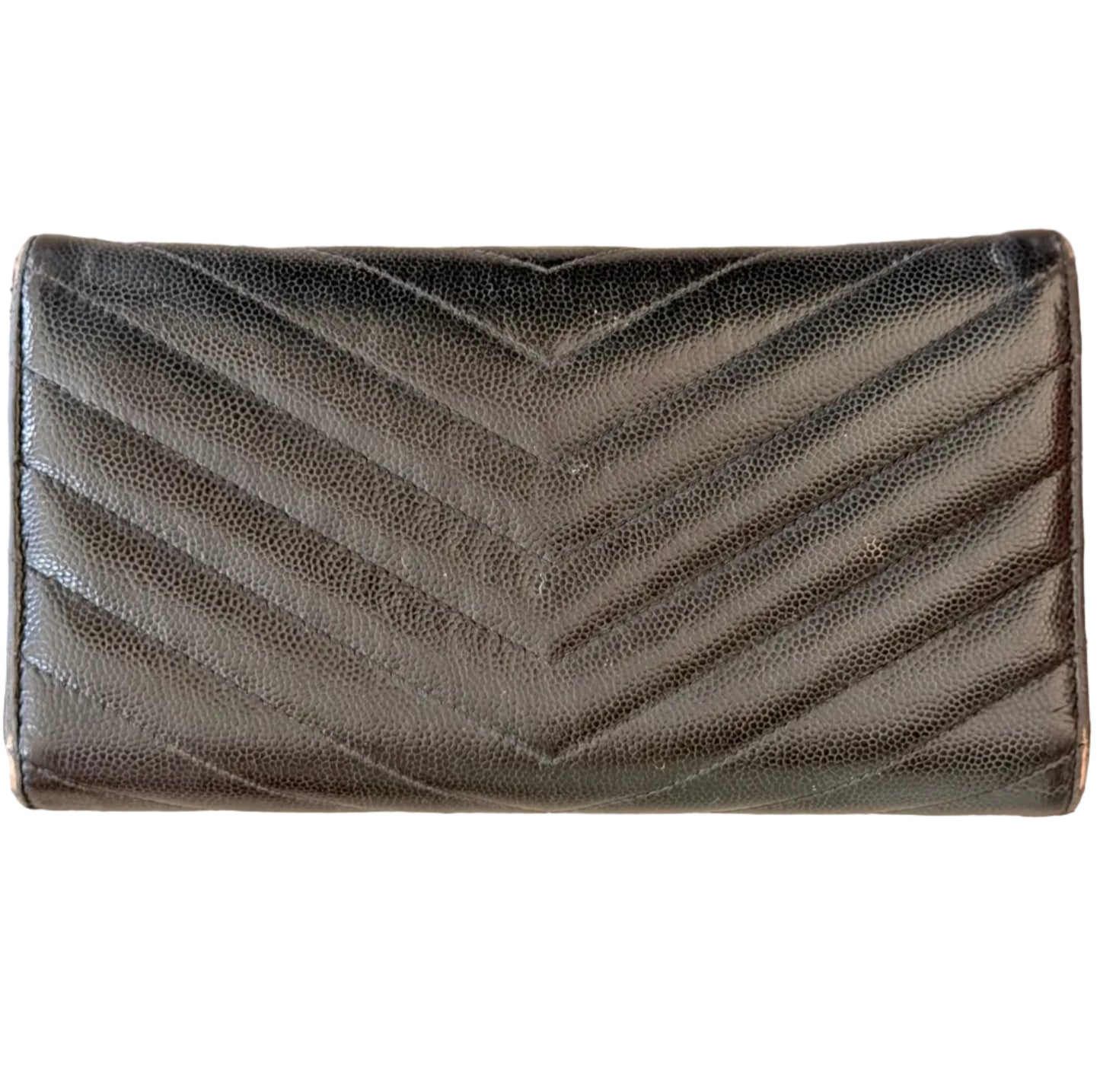 Saint Laurent  Monogram Matelassé Leather Flap Wallet