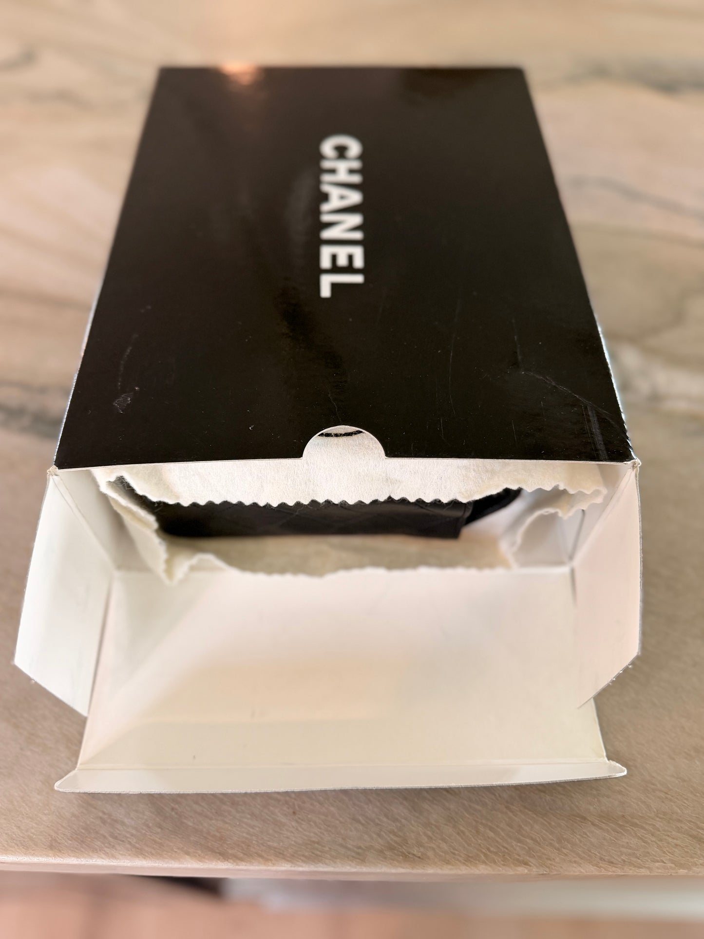 VINTAGE Chanel Black Classic Flap Bag w/wallet