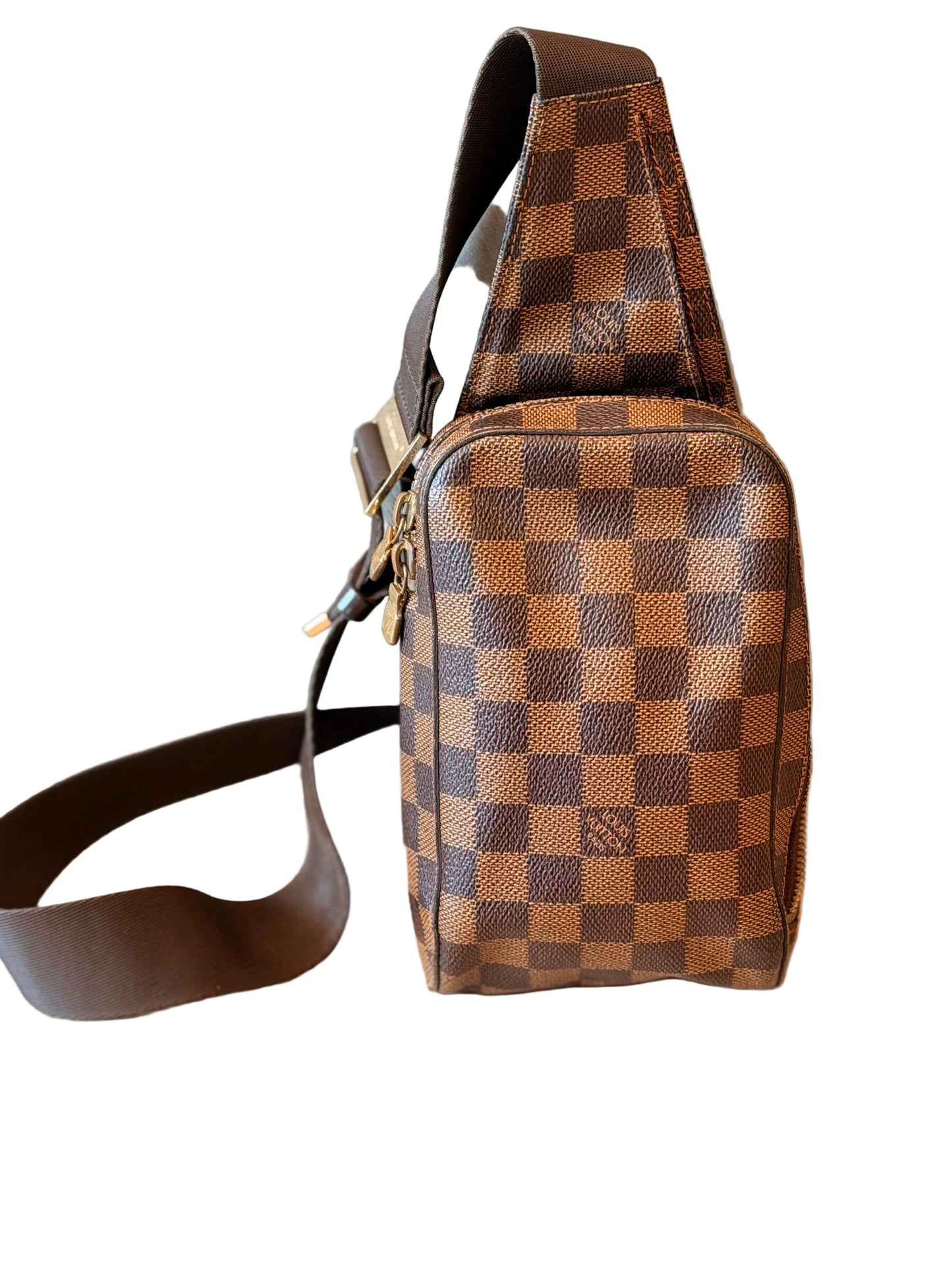 Louis Vuitton Geronimos Damier Ebene Cross Body / Belt Bag / Waist Bag