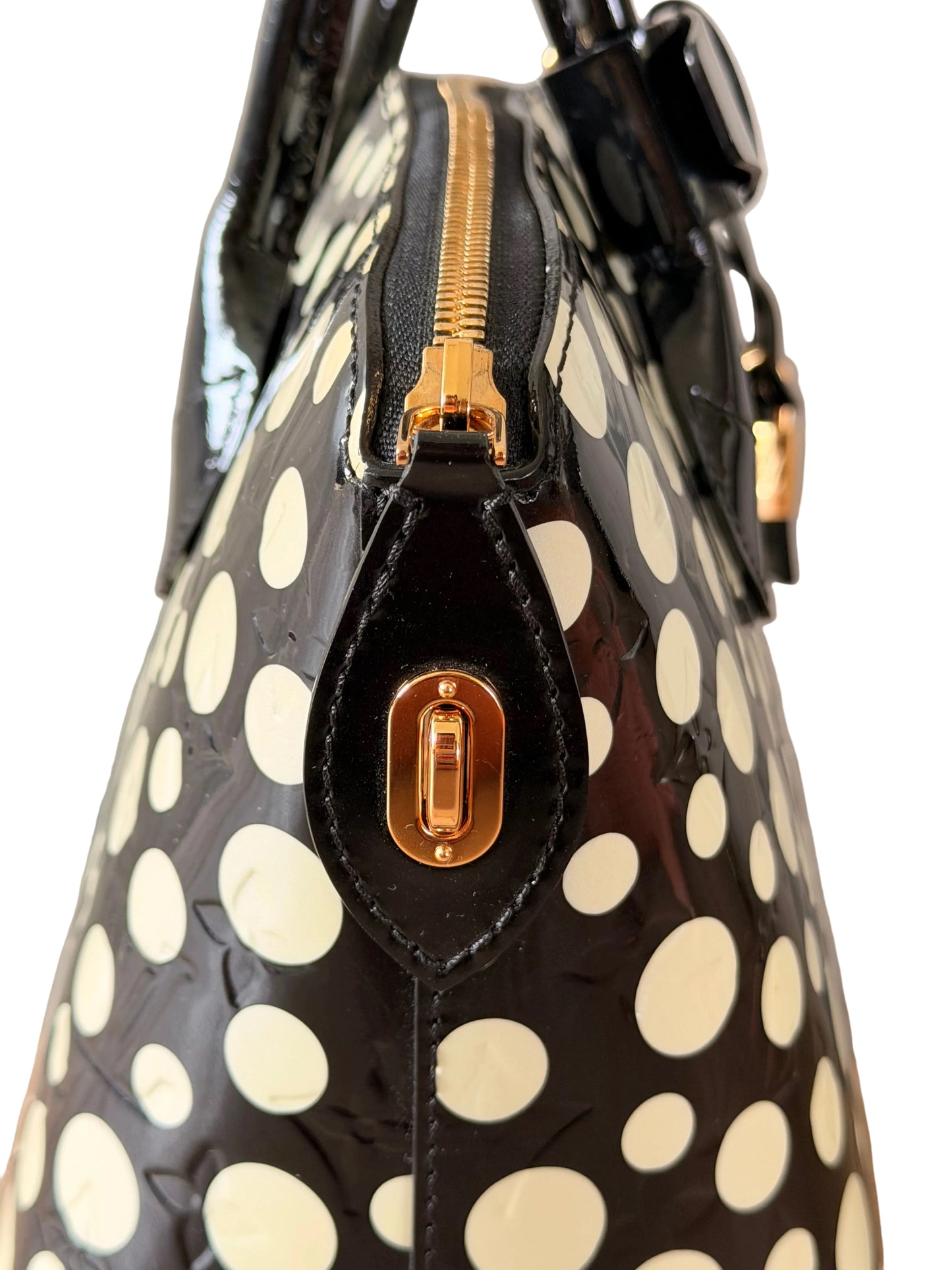 RARE COLLECTOR LIMITED EDITION Louis Vuitton x Yayoi Kusama, Polka Dot Lockit Bag