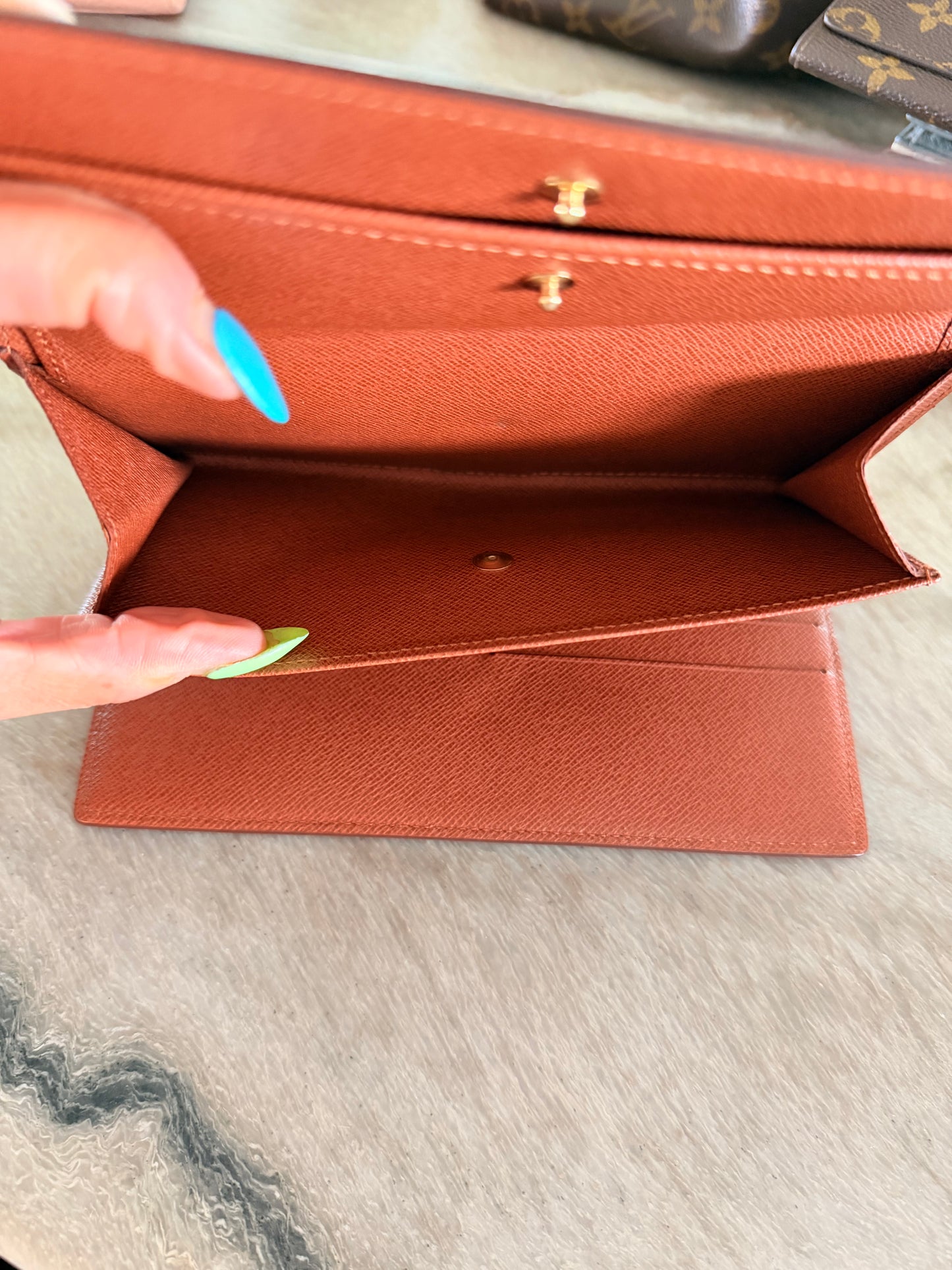 Louis Vuitton Monogram Canvas Long Wallet