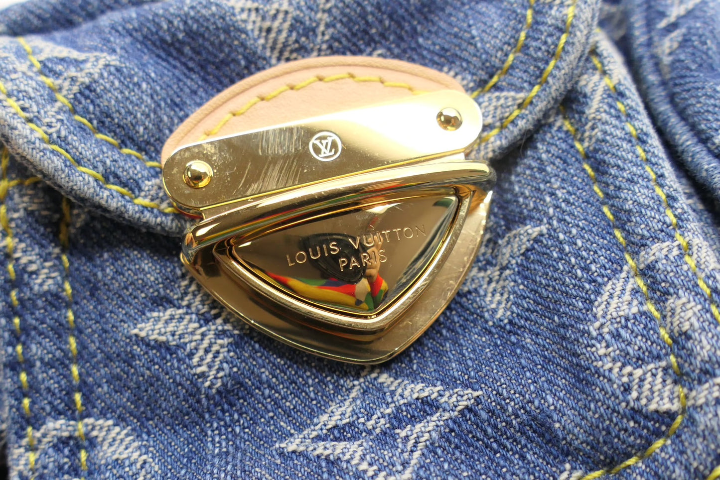 Louis Vuitton Nano Speedy in Denim Remix