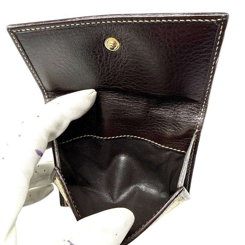 Gucci GG Canvas Bifold Wallet with Leather Trim