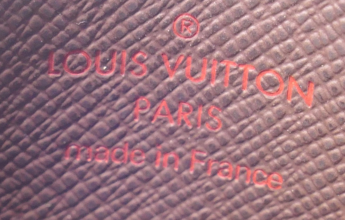 Louis Vuitton Card Holder in Ebene Damier Canvas