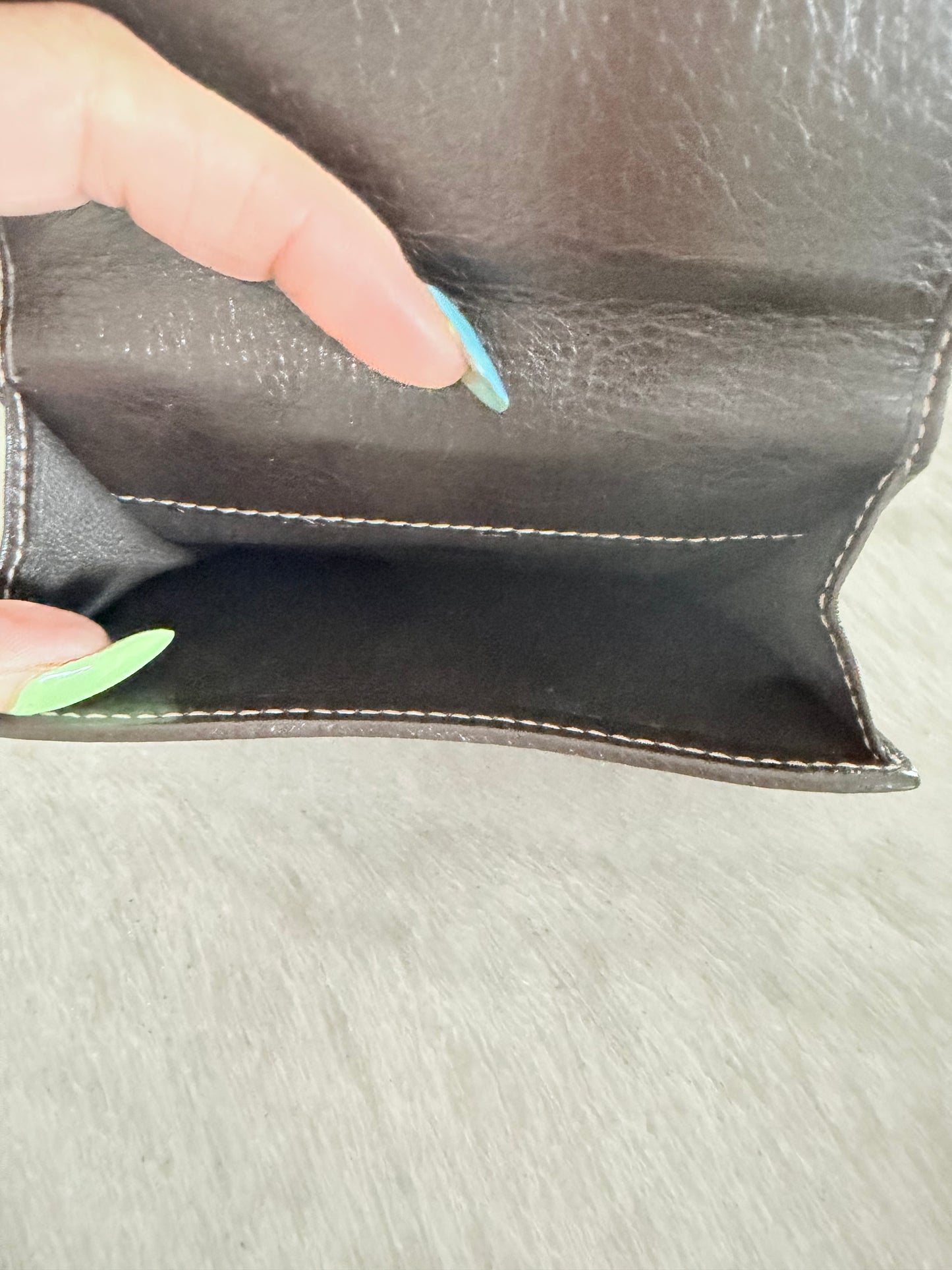 Gucci GG Canvas Bifold Wallet with Leather Trim