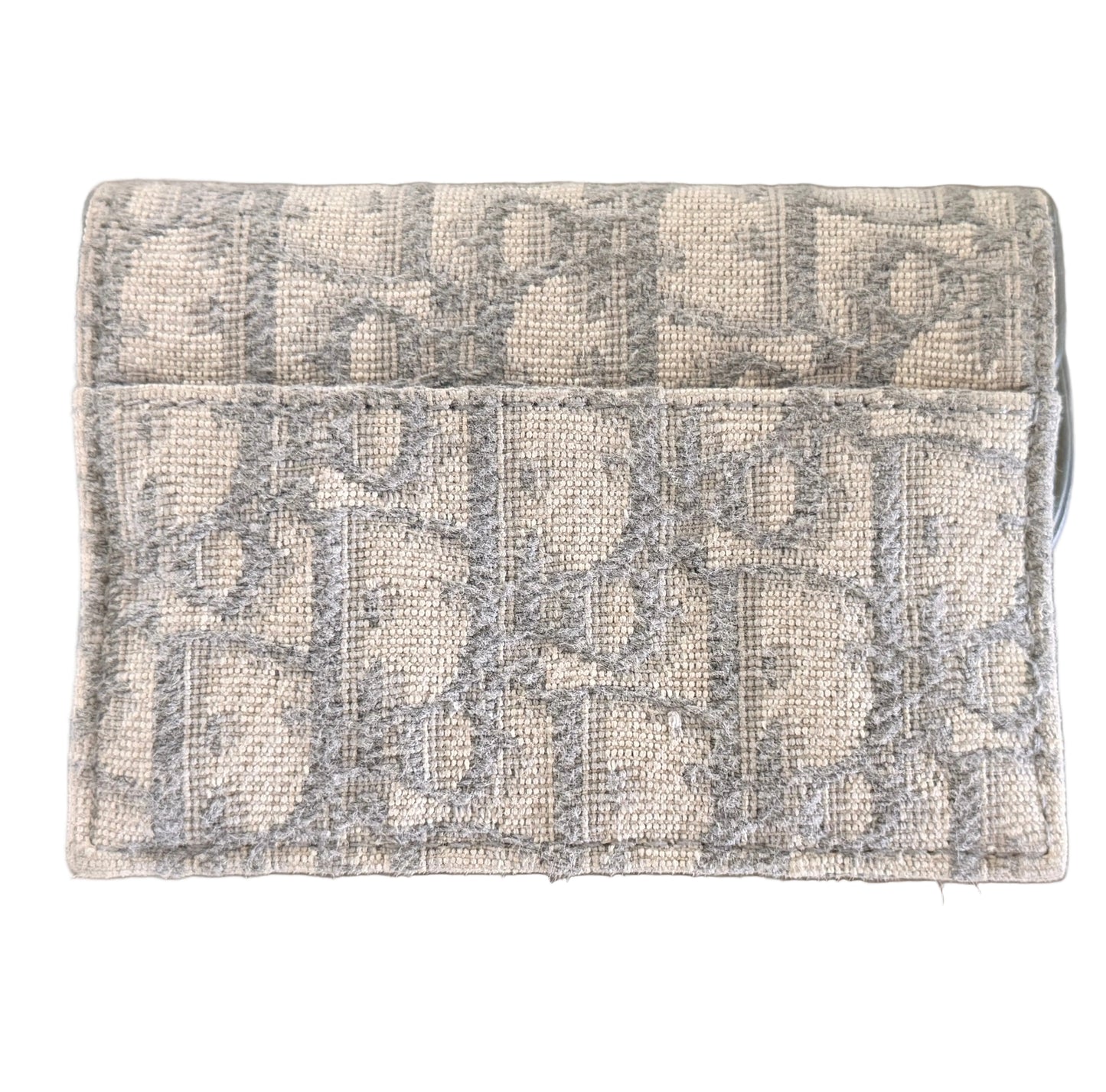 Christian Dior Oblique Canvas Saddle Card Holder Wallet