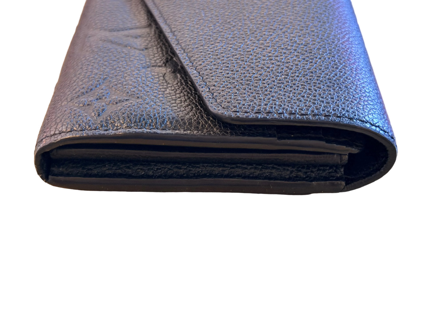 Louis Vuitton Black Empreinte Leather Sarah Wallet