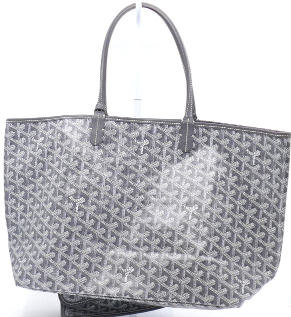 Goyard St Louis PM Gray Tote with Monogram