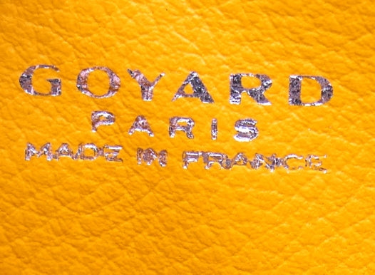 Goyard Saigon Souple Mini in Yellow