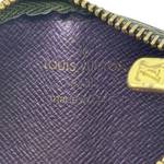 Louis Vuitton Black Epi Leather Key Pouch (Cles)