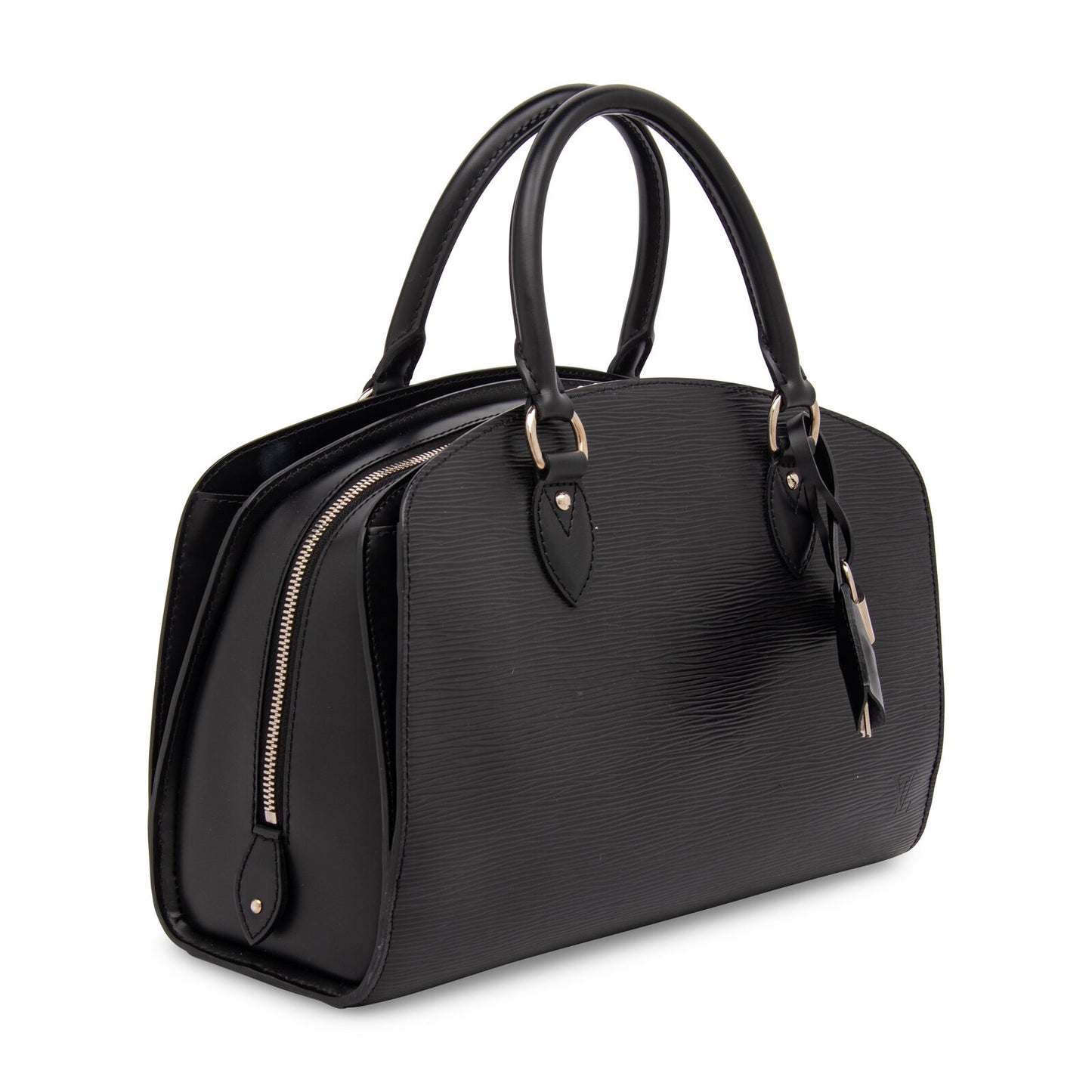 Louis Vuitton, Black Epi Pont-Neuf Handbag