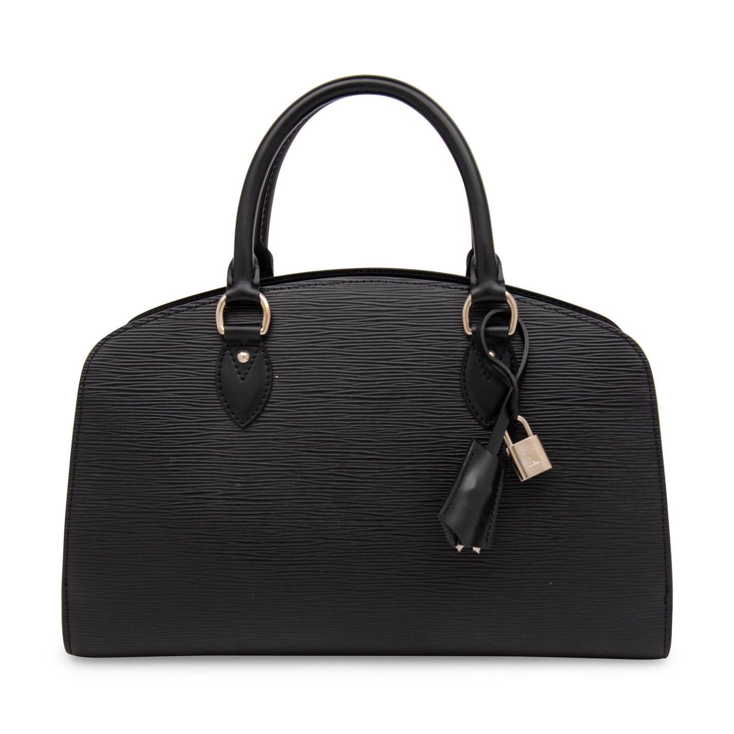 Louis Vuitton, Black Epi Pont-Neuf Handbag