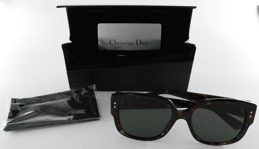 🖤 Christian Dior “Lady Dior Studs” Sunglasses – 08607 (Full Set)