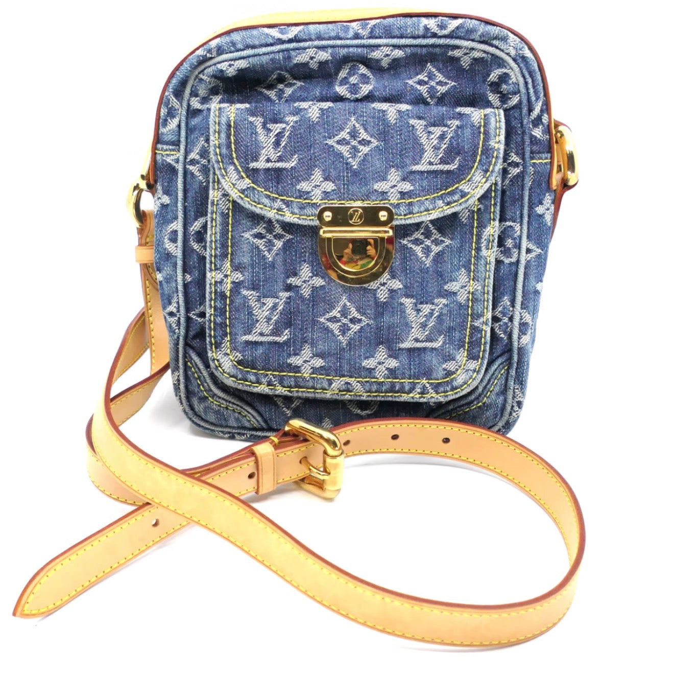 Louis Vuitton Camera Bag in Denim