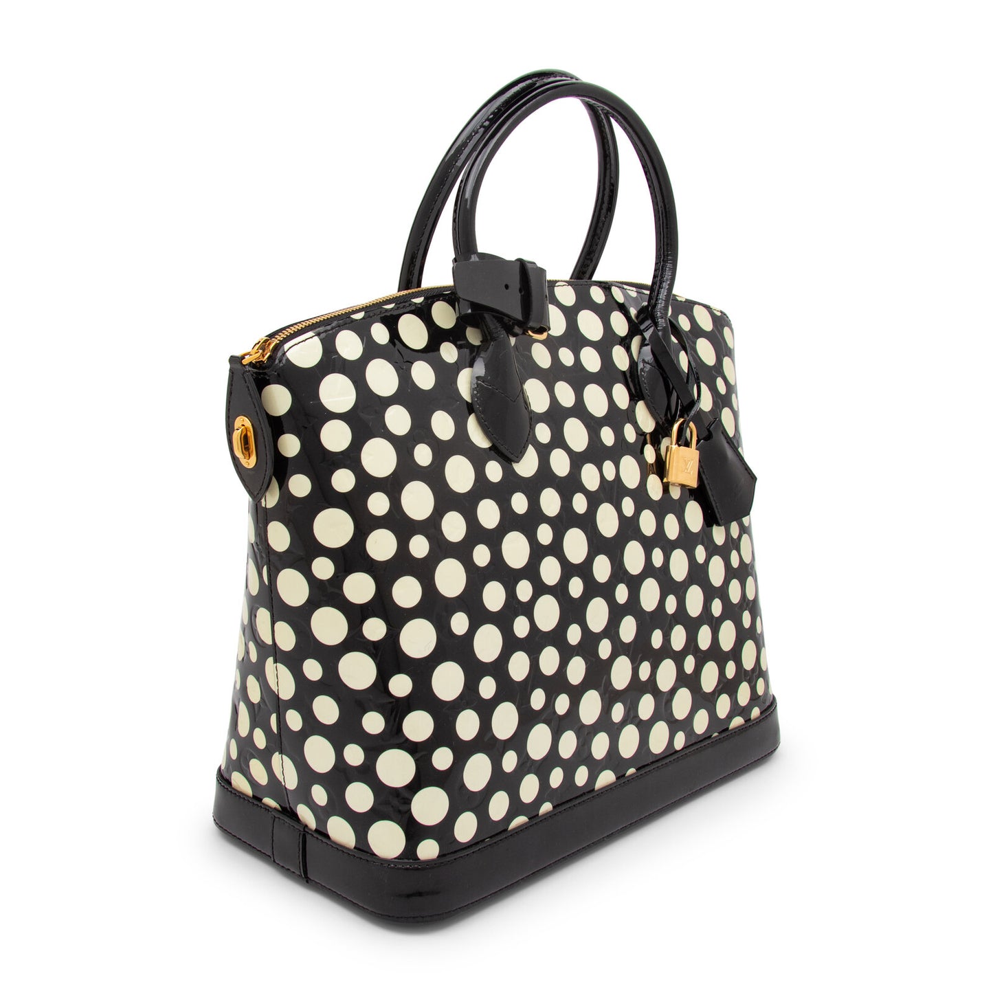 RARE COLLECTOR LIMITED EDITION Louis Vuitton x Yayoi Kusama, Polka Dot Lockit Bag