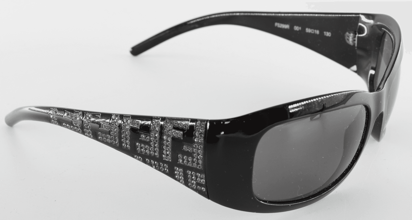 Fendi Limited Edition Crystal Logo Sunglasses – FS299R