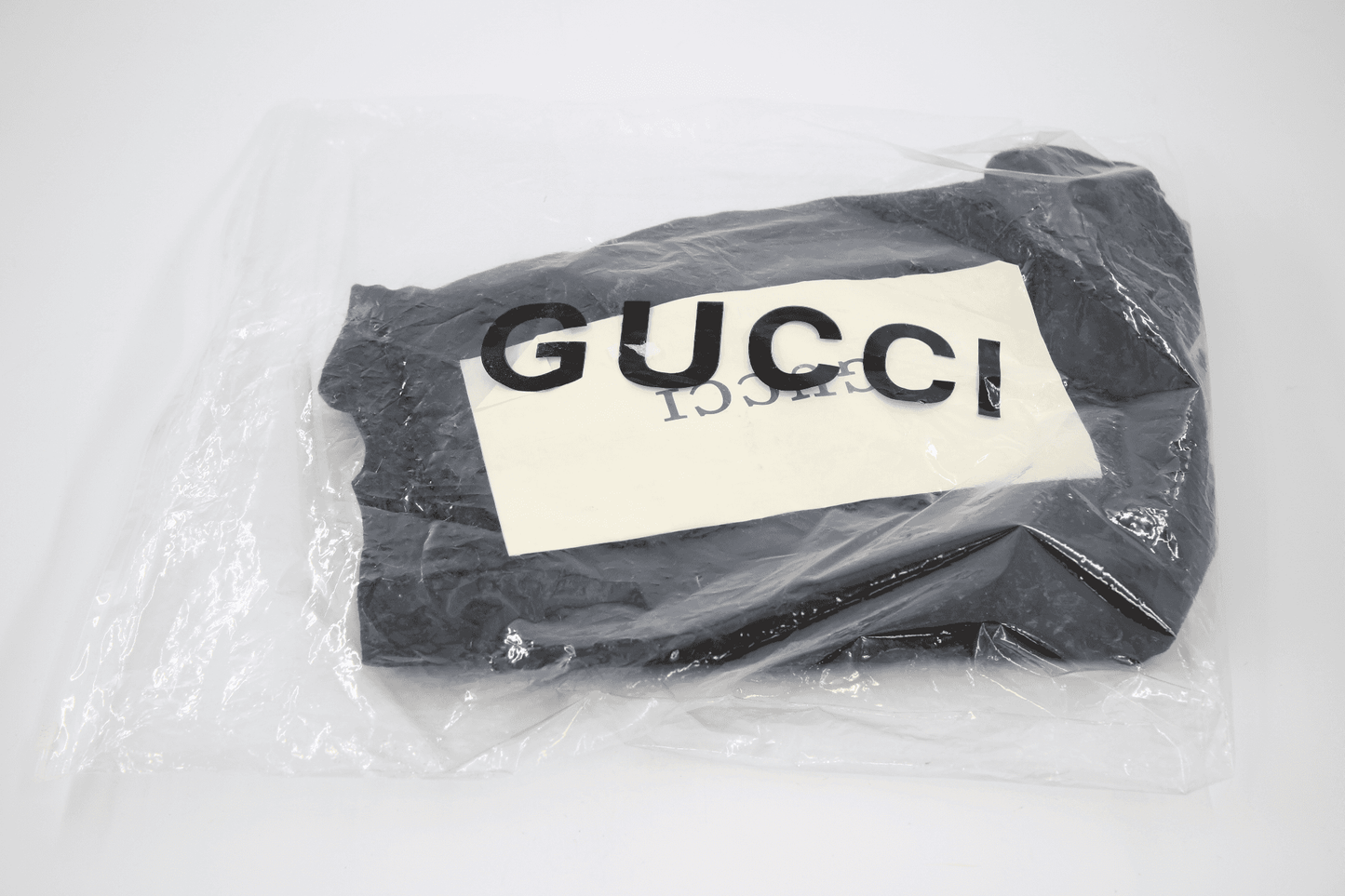 Gucci GG Logo Noir Jacquard Silk & Wool Shawl – 56” x 56”