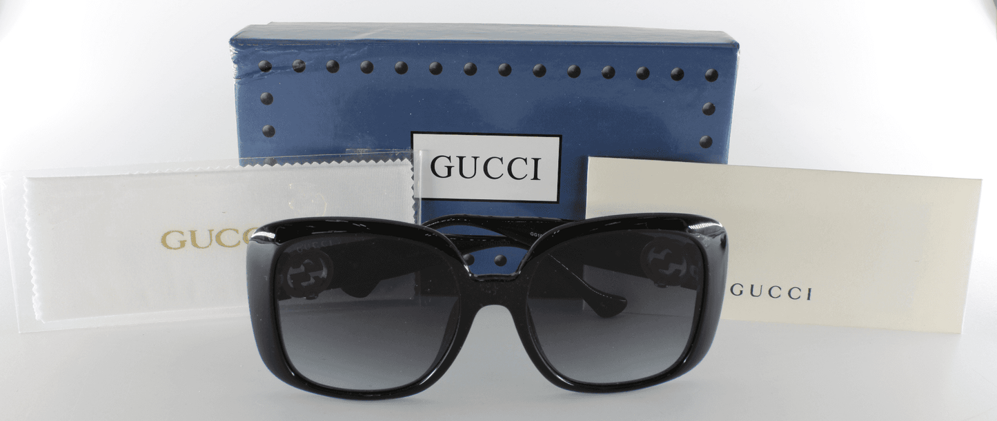 Gucci Oversized Black Gradient Sunglasses