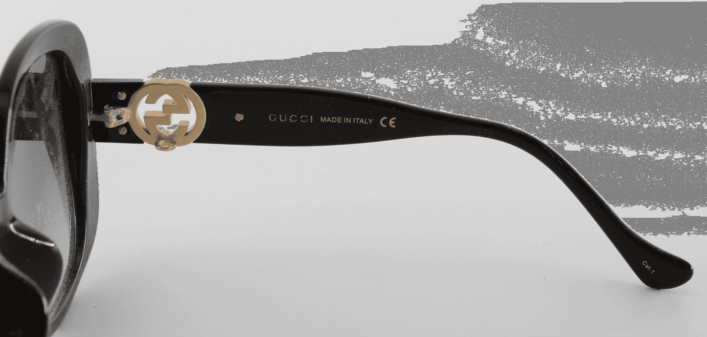 Gucci Oversized Black Gradient Sunglasses