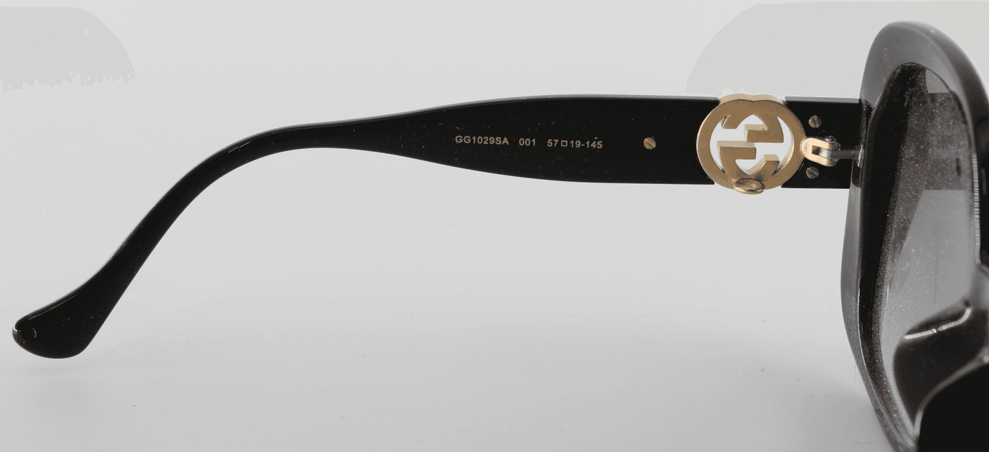 Gucci Oversized Black Gradient Sunglasses