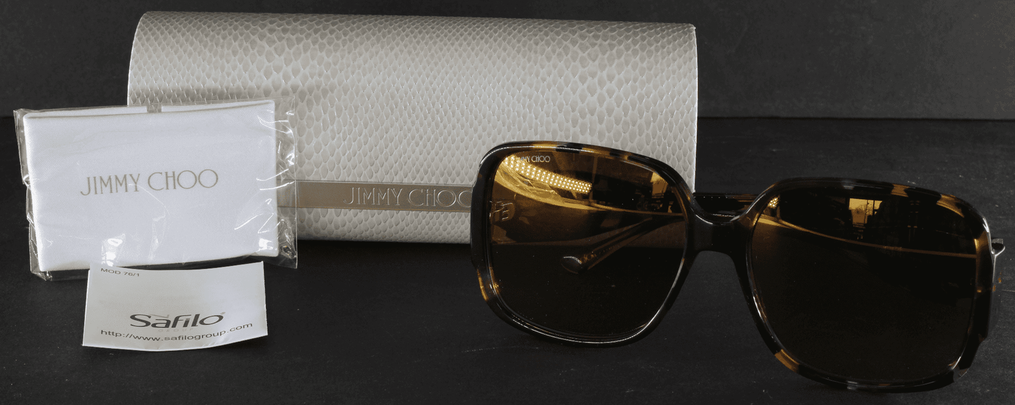 Jimmy Choo Tara/S Oversized Tortoise Sunglasses – EPZJL