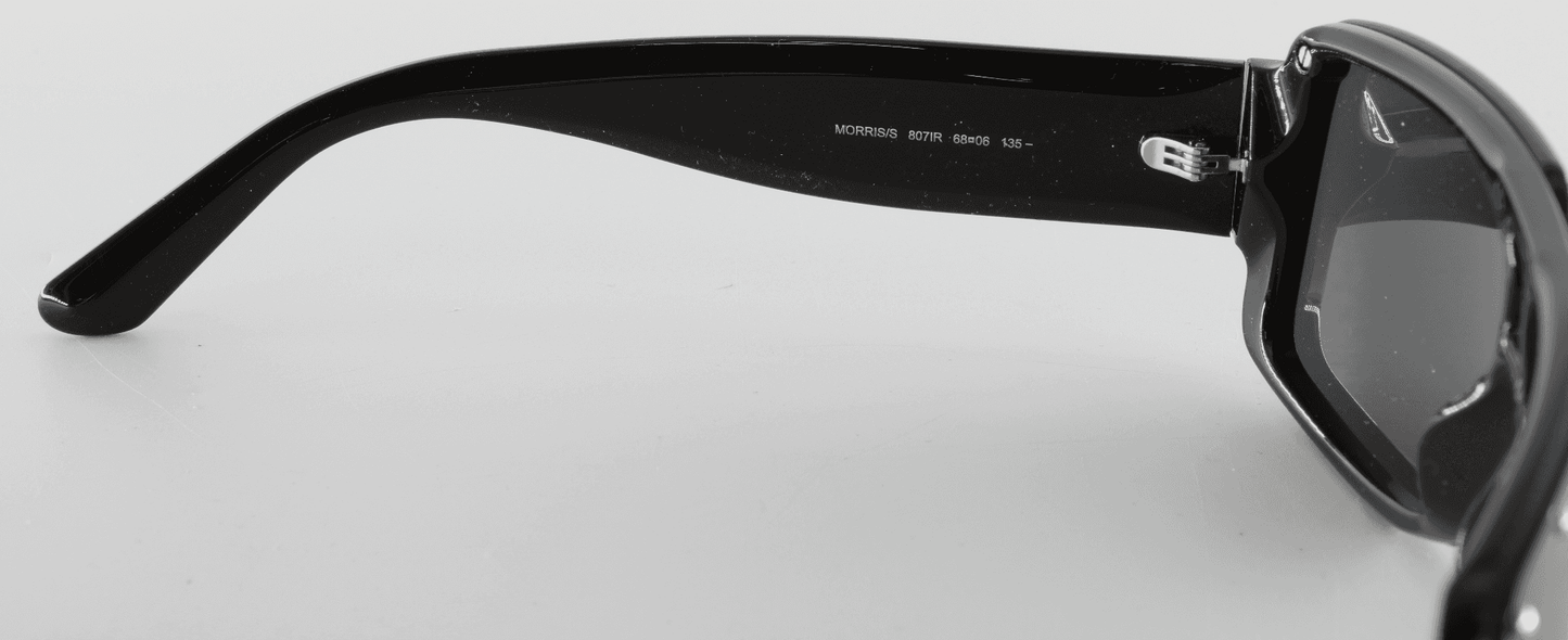Jimmy Choo Morris/S Black Shield Sunglasses – Studded Frame