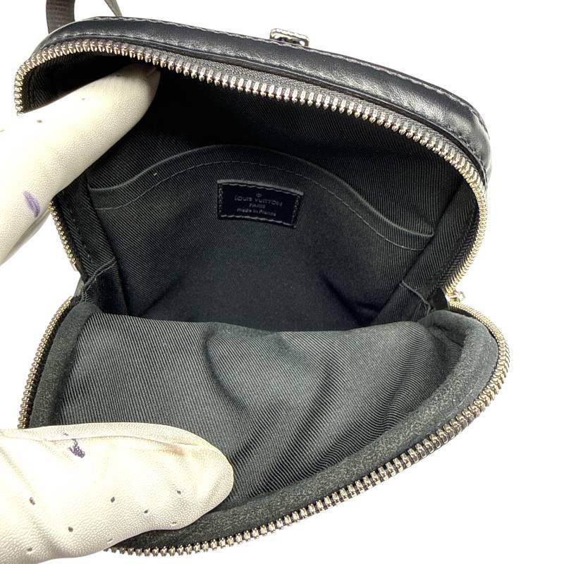Brand New! Louis Vuitton Damier Graphite Blue Avenue Sling Bag