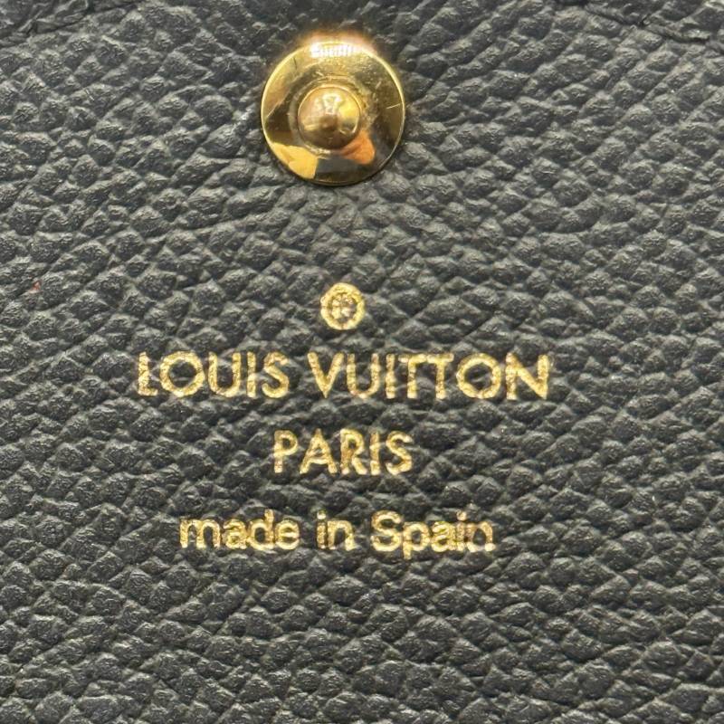 Louis Vuitton Black Empreinte Leather Sarah Wallet