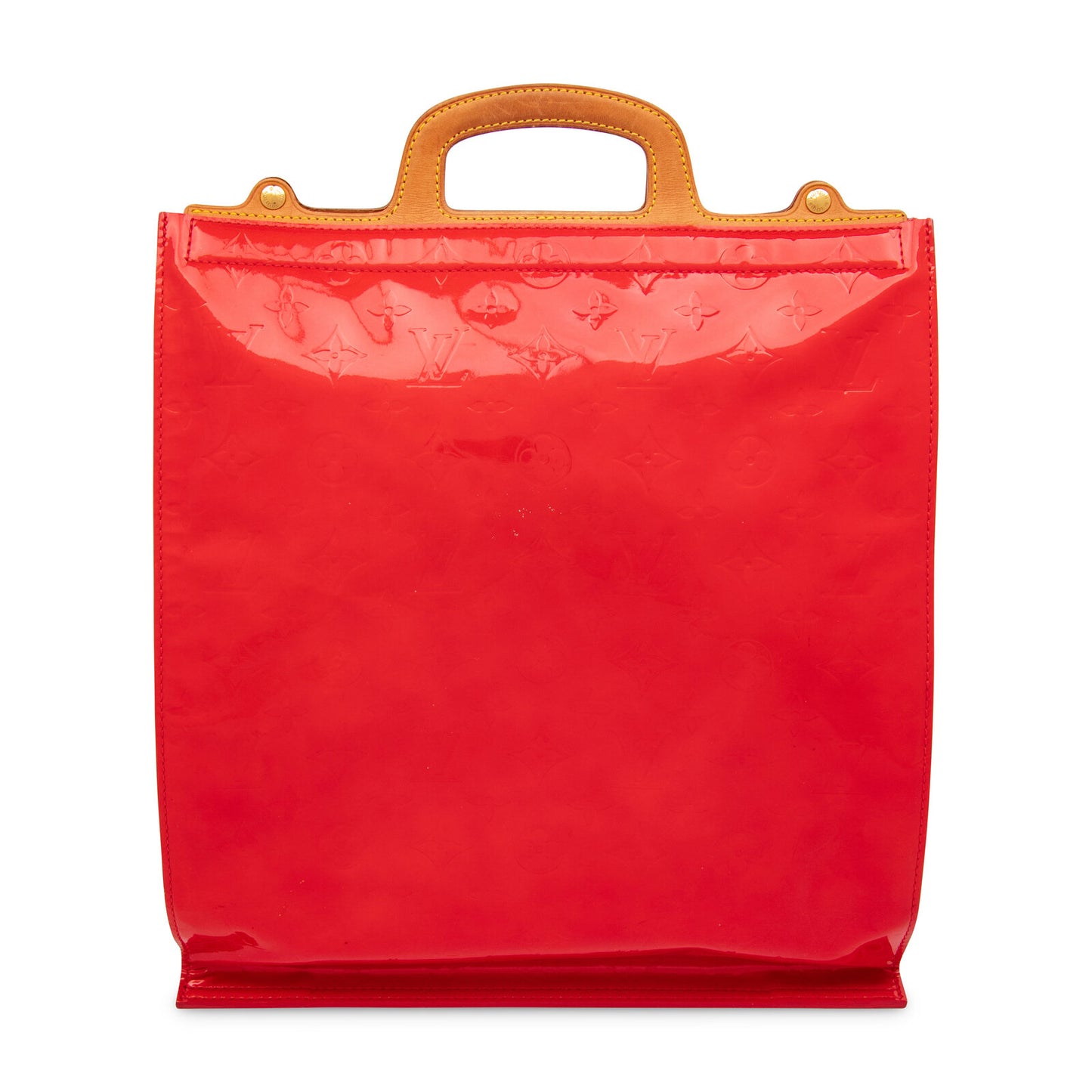 VINTAGE Louis Vuitton, Red Patent Leather Stanton Tote