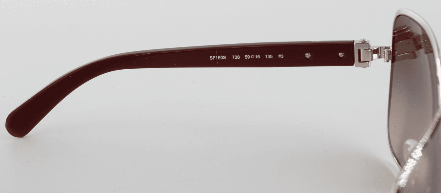 Salvatore Ferragamo Bordeaux SF150S Gradient Sunglasses