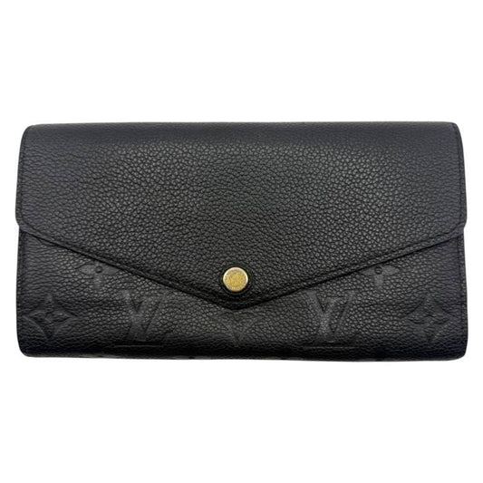 Louis Vuitton Black Empreinte Leather Sarah Wallet
