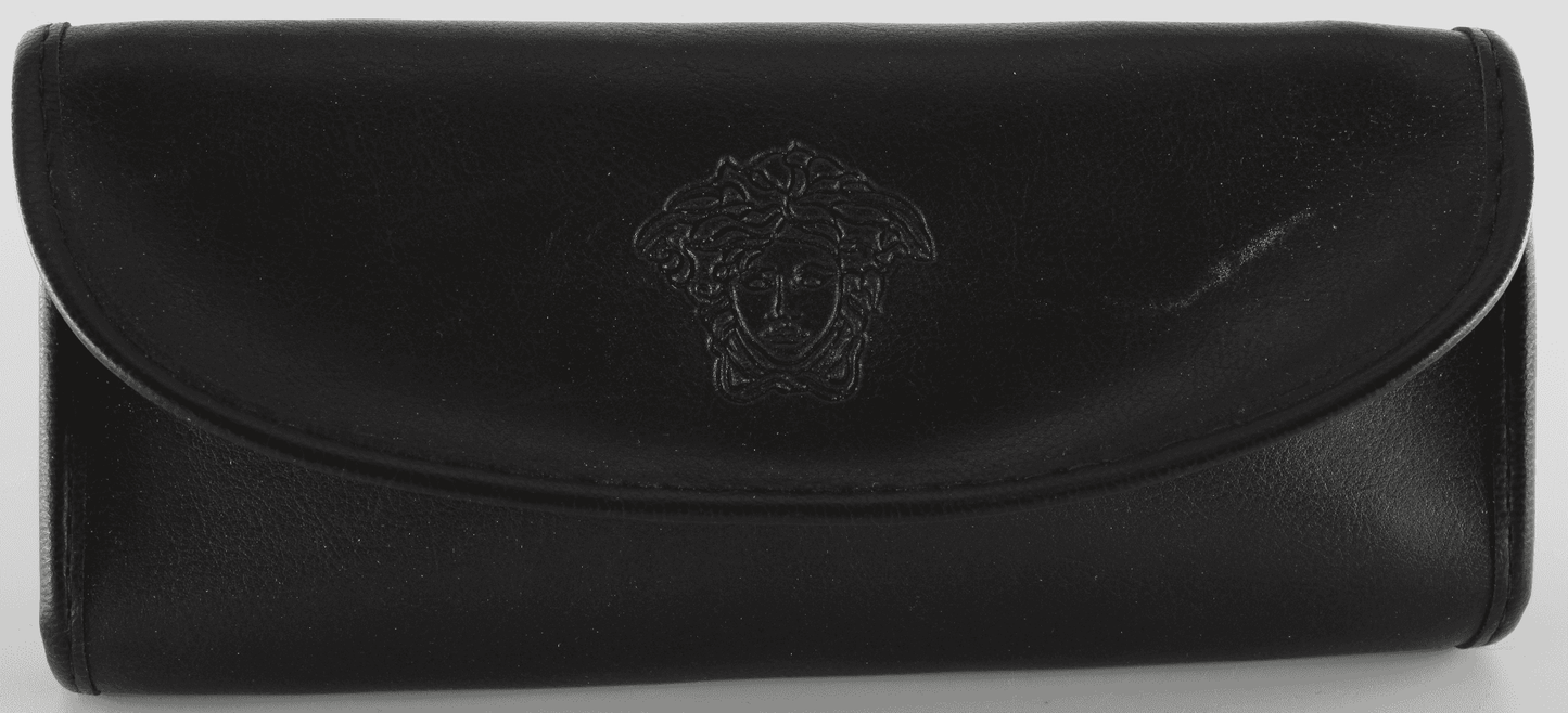 Vintage Versace Oval Medusa Sunglasses – Gold & Black